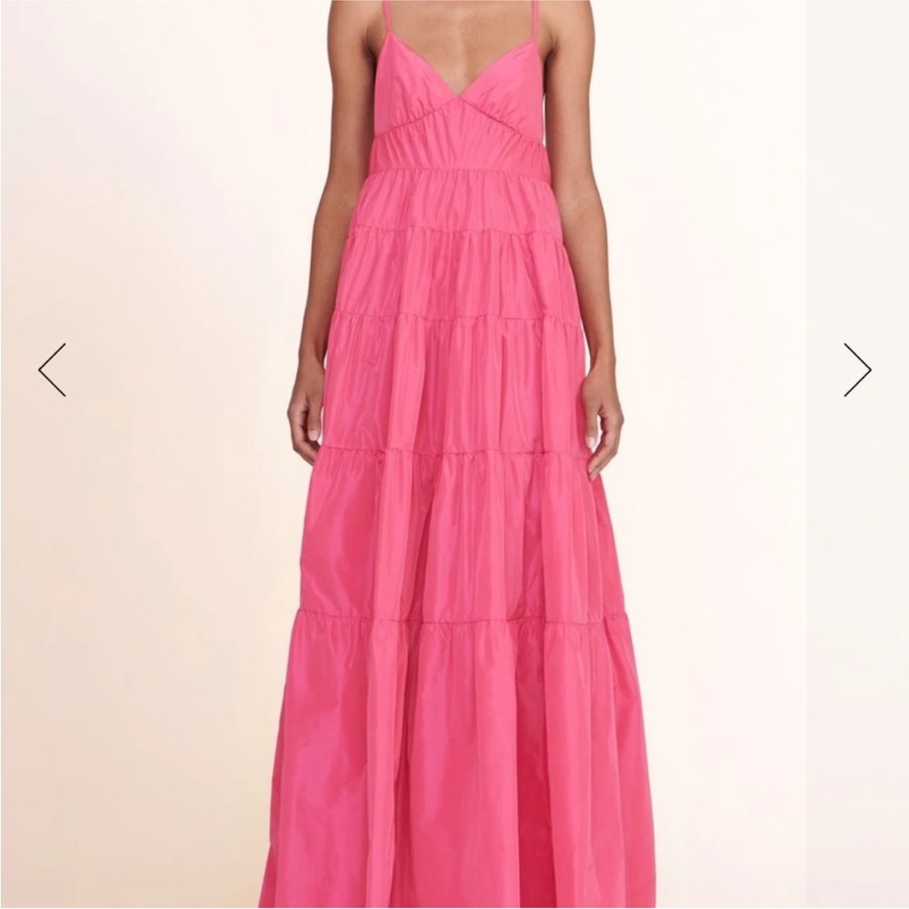 Staud Ripley Maxi Gown Pink NWOT